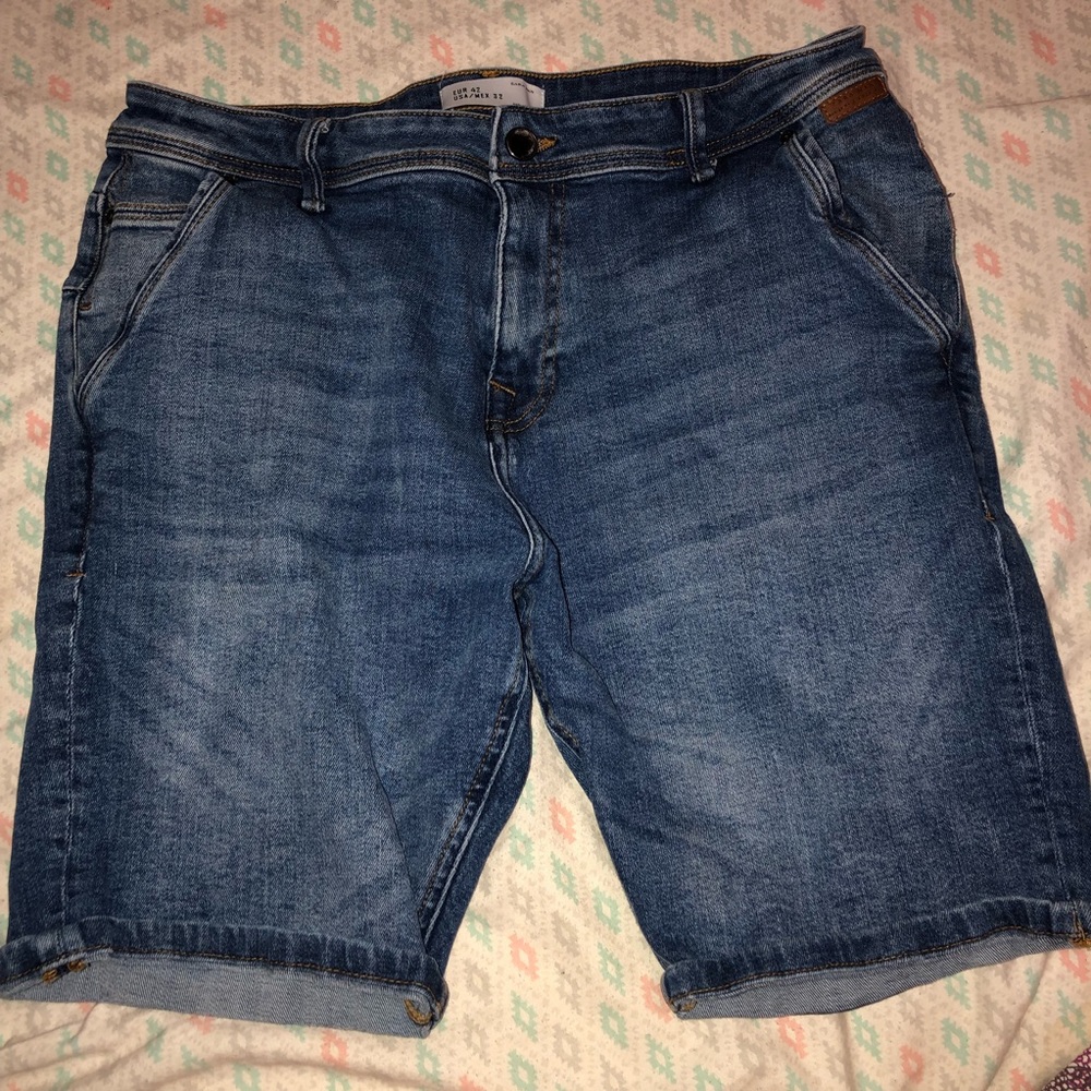 Zara Man Denim Shorts